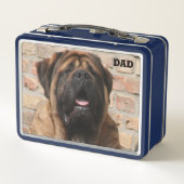 Mastiff englische Dogge Vatertag (Achterkant)