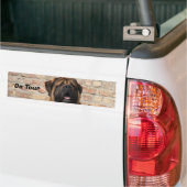  Mastiff englische Dogge Vatertag  Bumpersticker (Op Truck)