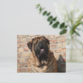 Mastiff englische Dogge Vatertag Kaart (Staand voorkant)