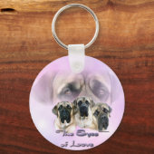 Mastiff Eyes of Love Sleutelhanger (Voorkant)