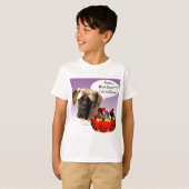 Mastiff (fawn) Halloween Snoep T-shirt (Voorkant volledig)