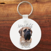 Mastiff (fawn) Pap 2 Sleutelhanger (Voorkant)