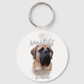 Mastiff (fawn) Pap 2 Sleutelhanger (Achterkant)
