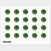Mastiff (fawn) vrede ronde sticker (Vel)