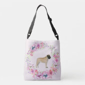Mastiff Floral Cross Over Bag of Tas (Achterkant)