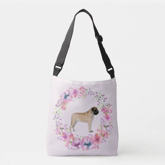 Mastiff Floral Cross Over Bag of Tas (Voorkant)