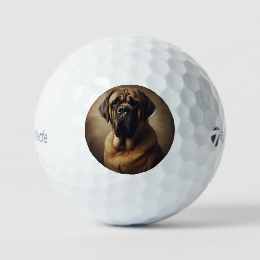 Mastiff Golfballen (Voorkant)