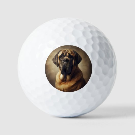 Mastiff Golfballen (Voorkant)