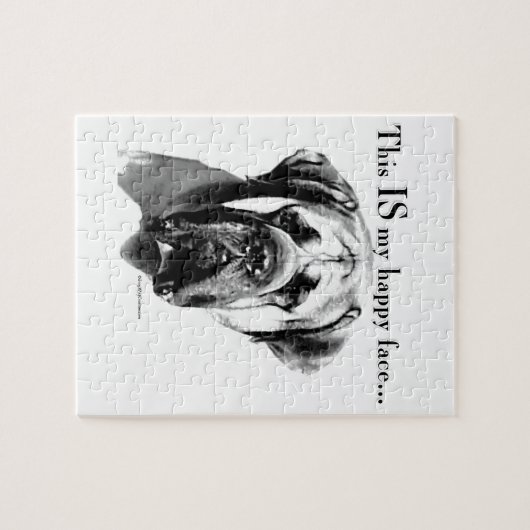 Mastiff Happy Face Legpuzzel (Horizontaal)