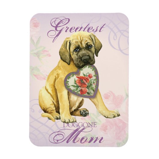 Mastiff Hearts Mam Magneet (Verticaal)
