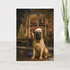 Mastiff Holiday Card Feestdagen Kaart