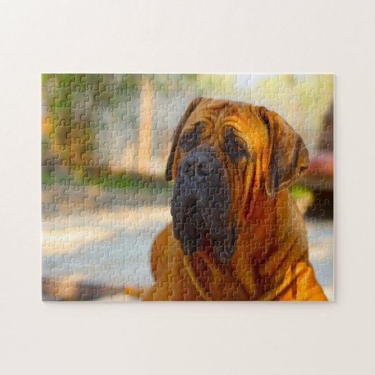 Mastiff hond. legpuzzel (Horizontaal)