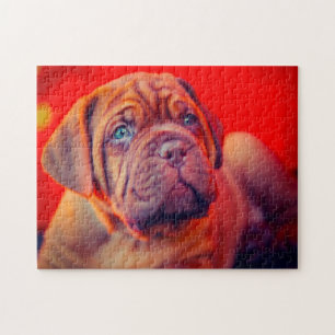 Mastiff-hond. Legpuzzel