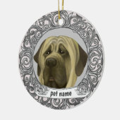 Mastiff hond liefdevolle herinnering ornament (Links)