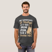 Mastiff-hond Moeder Engelse Mastiff-moeder retro T-shirt (Voorkant volledig)