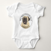 Mastiff hond romper (Voorkant)