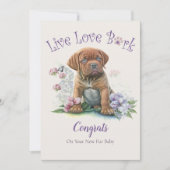 Mastiff honden adoptie, Gotcha-dag Kaart (Voorkant)