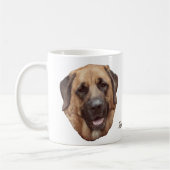 Mastiff Hondenliefhebber Personaliseert Koffiemok (Links)