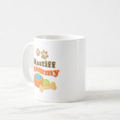 Mastiff Hondenras Gift Koffiemok (Voorkant links)