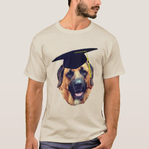 Mastiff in gradup Funny Dog T-shirt