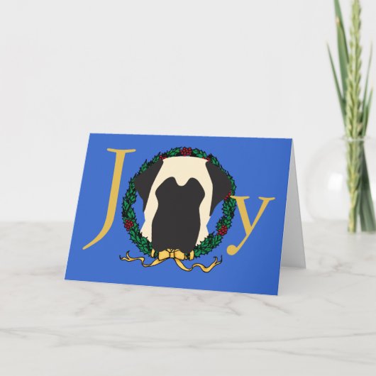 Mastiff kaart met vrolijkheid (Voorkant)