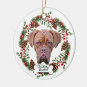 mastiff keramisch ornament (Links)