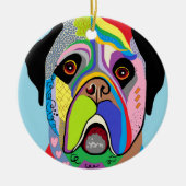 Mastiff Keramisch Ornament (Voorkant)