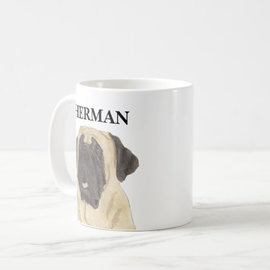 Mastiff Koffiemok (Voorkant links)