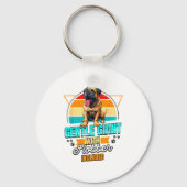 Mastiff Lover Funny Mastiff Dog Retro  Sleutelhanger (Voorkant)