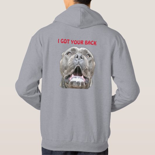 Mastiff Mad Guard Cane Corso Dog Hoodie (Achterkant)