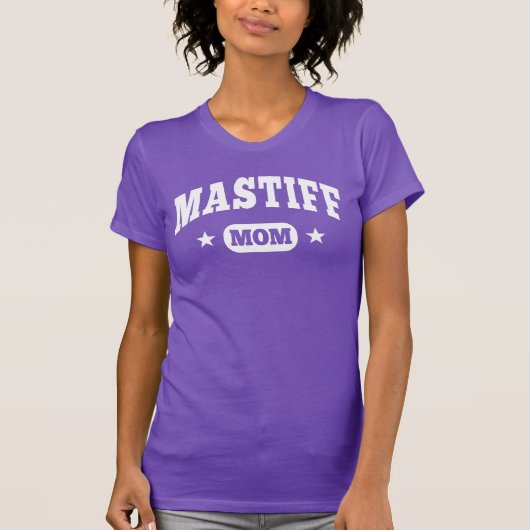 Mastiff mama t-shirt (Voorkant)