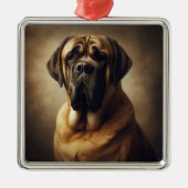 Mastiff Metalen Ornament (Voorkant)