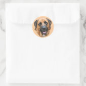 Mastiff Mix Dog Face Sticker (Tas)