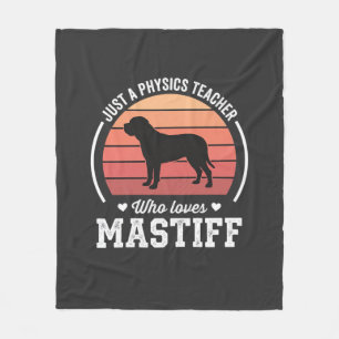 Mastiff Natuurkunde Docent Hond Liefhebber Fleece Deken