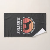 Mastiff Natuurkunde Docent Hond Liefhebber Handdoek (Handdoek)