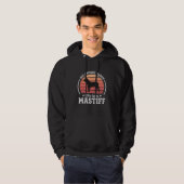 Mastiff Natuurkunde Docent Hond Liefhebber Hoodie (Voorkant volledig)