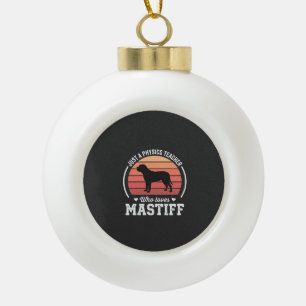 Mastiff Natuurkunde Docent Hond Liefhebber Keramische Bal Ornament