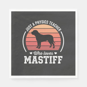 Mastiff Natuurkunde Docent Hond Liefhebber Servet