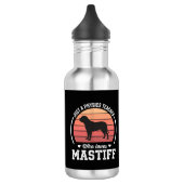 Mastiff Natuurkunde Docent Hond Liefhebber Waterfles (Links)
