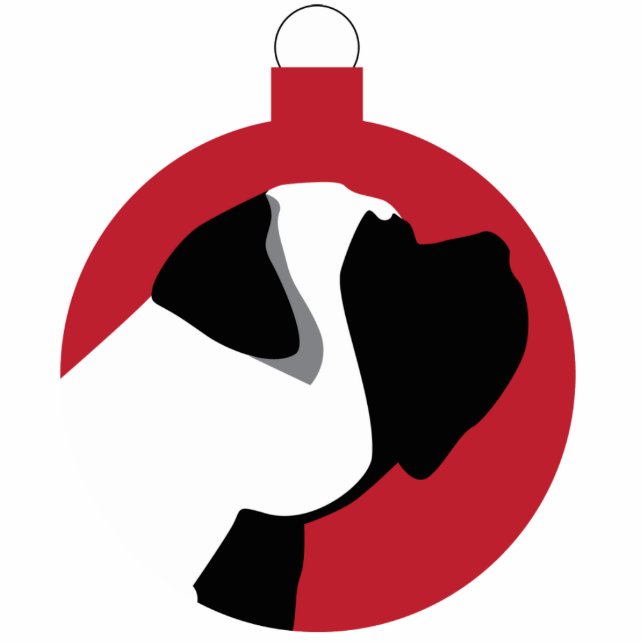 Mastiff Ornament Fotobeeldje Ornament (Voorkant)