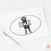 Mastiff Ovale Sticker (Envelop)