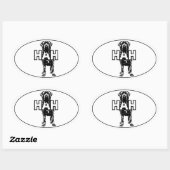 Mastiff Ovale Sticker (Vel)