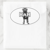 Mastiff Ovale Sticker (Tas)