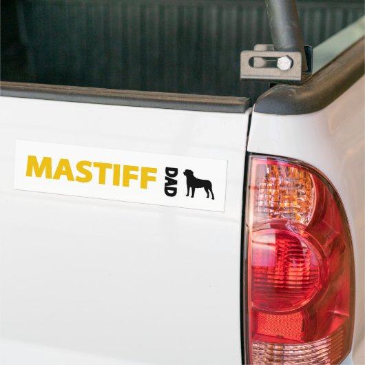Mastiff pa bumpersticker (Op Truck)