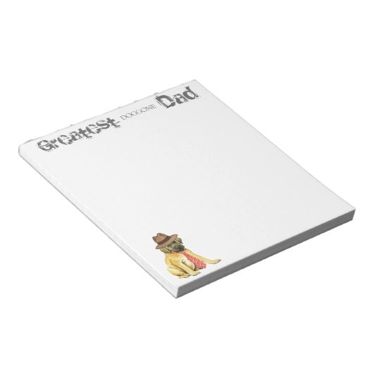 Mastiff pa notitieblok (Schuin)