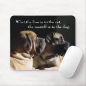 Mastiff Pair Mousepad Muismat (Met muis)
