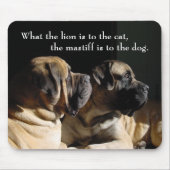 Mastiff Pair Mousepad Muismat (Voorkant)