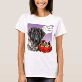 Mastiff (pluizig) Halloween Snoep T-shirt