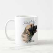Mastiff (pluizig) Mam 2 Koffiemok (Links)