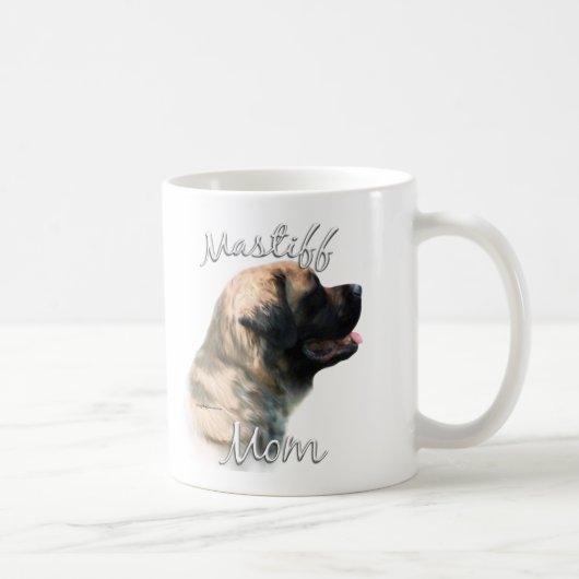 Mastiff (pluizig) Mam 2 Koffiemok (Rechts)